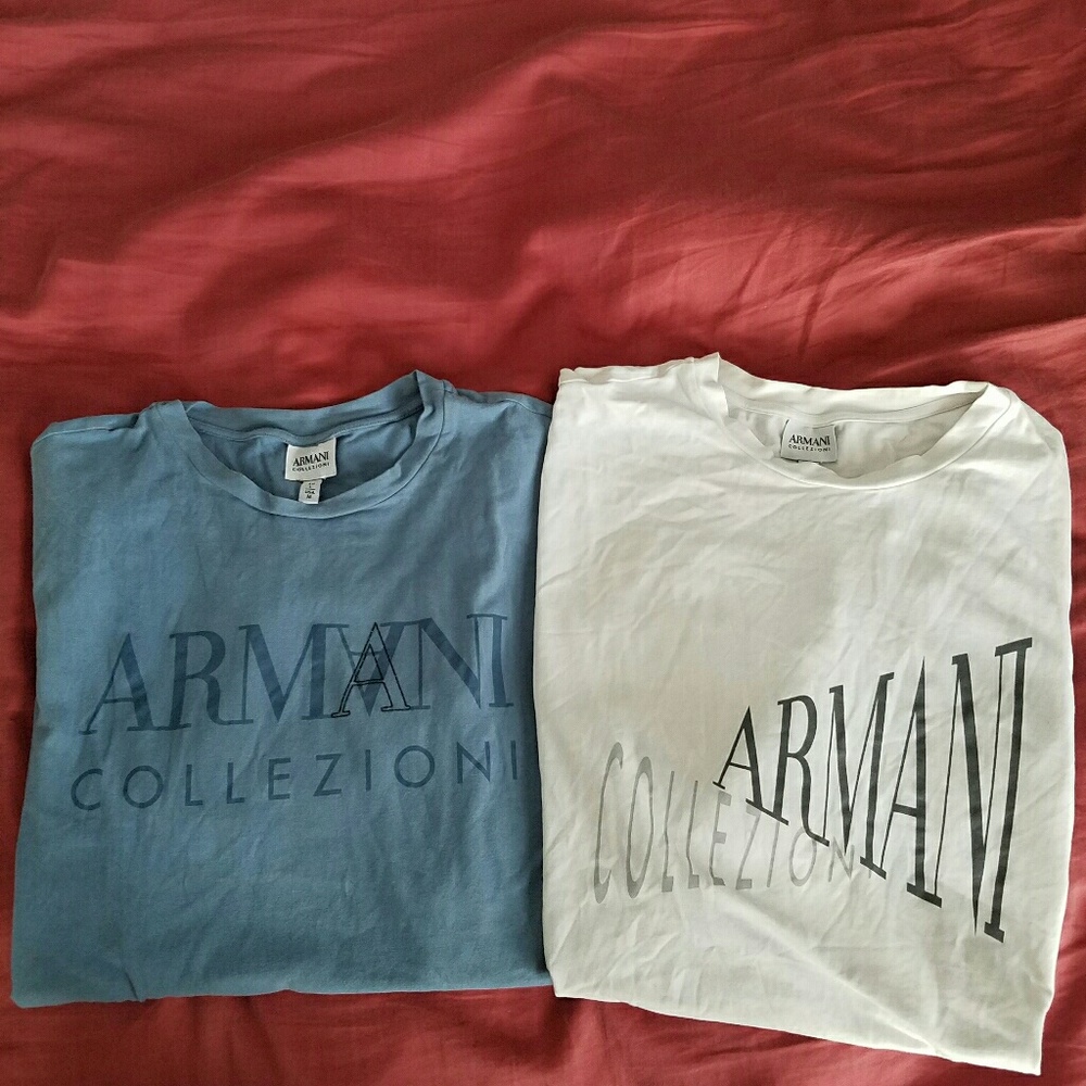 2 Pack of Armani Collezioni Men's T Shirts